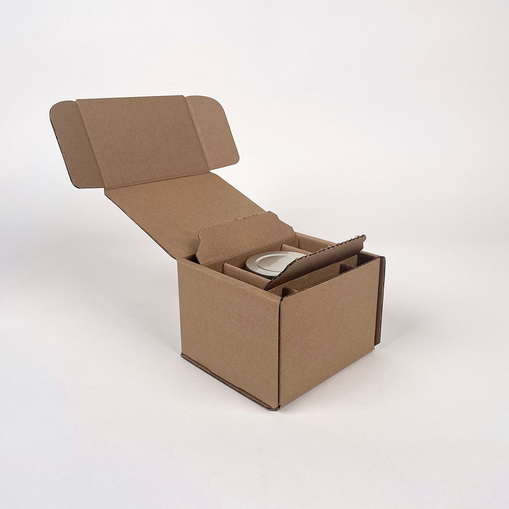 CandleScience Small Apothecary Jar Shipping Box for candles unboxing 2