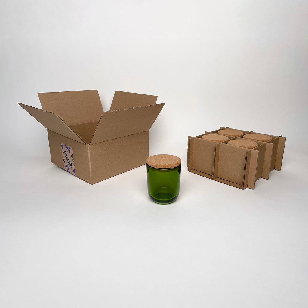 CandleScience Sonoma Tumbler 4-Pack Shipping Box for candles available from Flush Packaging