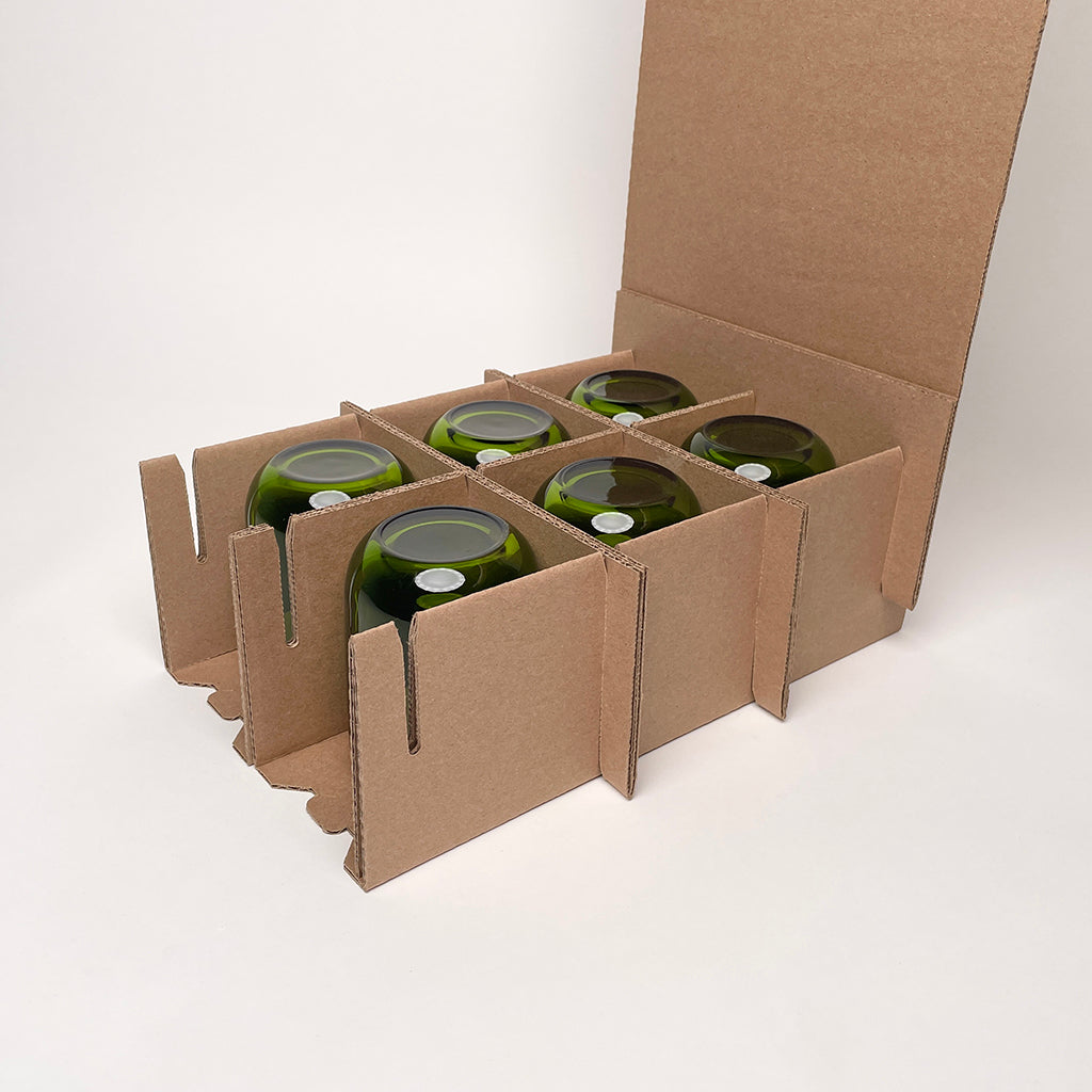 CandleScience Sonoma Tumbler 6-Pack Shipping Box for candles assembly 1