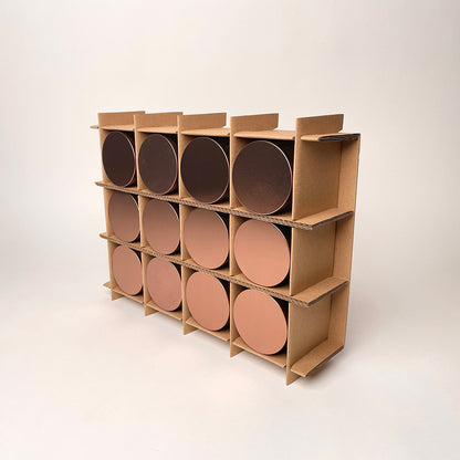 CandleScience Straight Sided Tumbler 12-Pack Shipping Box for shipping candles assembly 2