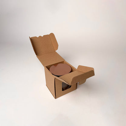 CandleScience Straight Sided Tumbler Retail packaging for candles unboxing 4