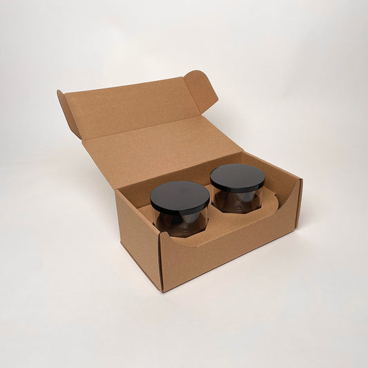 CandleScience Studio Tumbler 2-Pack Shipping Box for candles available from Flush Packaging