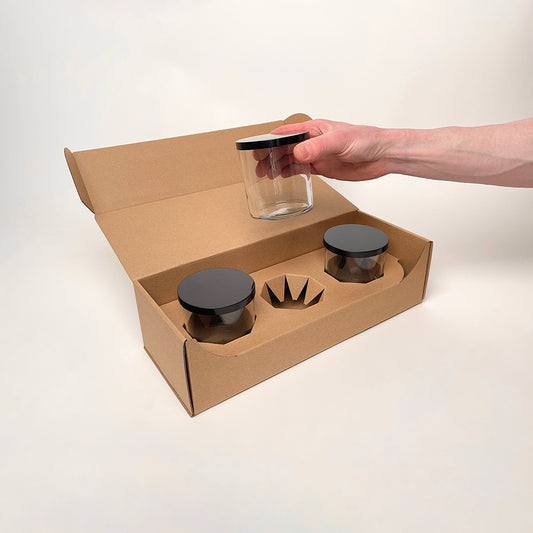 CandleScience Studio Tumbler 3-Pack Shipping Box for candles unboxing