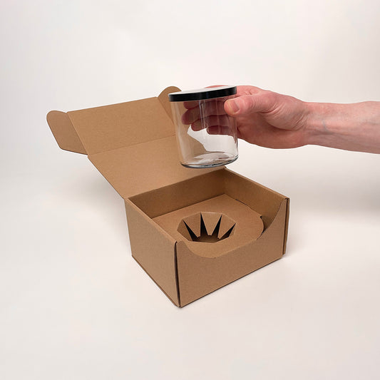 CandleScience Studio Tumbler Shipping Box for candles unboxing