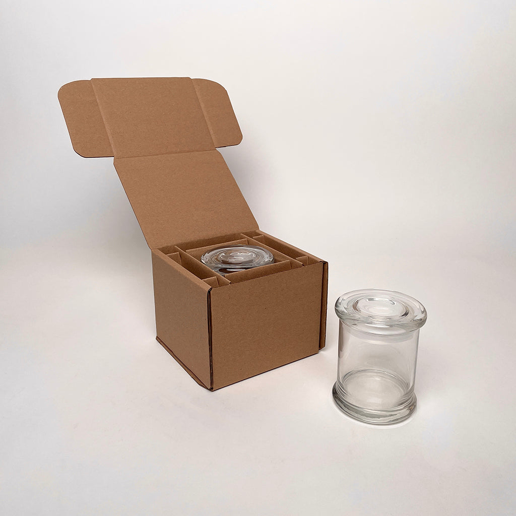 CandleScience 12 oz Status Jar Shipping Box for candles available from Flush Packaging