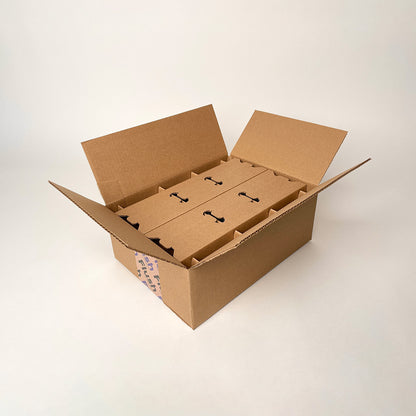 Dulceria Candle Supply 12 oz Serafina candle vessel 6-Pack Shipping Box unboxing 1