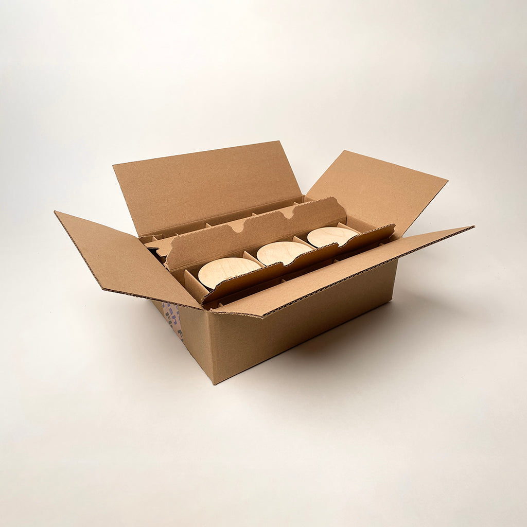 Dulceria Candle Supply 12 oz Serafina candle vessel 6-Pack Shipping Box unboxing 3