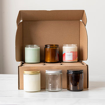 Flush Packaging is the official packaging partner of CandleScience. Thousands of candle makers trust Flush Packaging when packing their candles made with CandleScience vessels