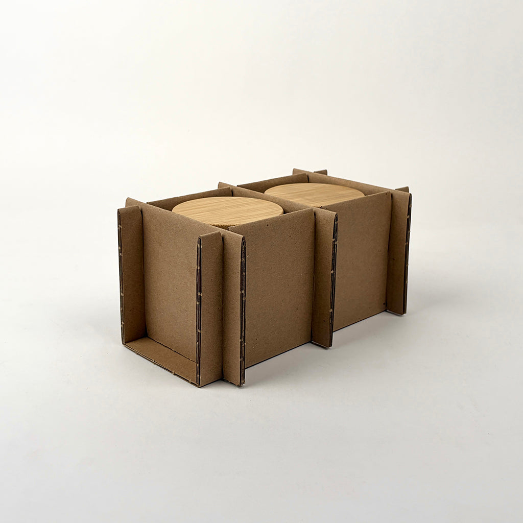 Jar Store 14.5 oz Studio Candle Jar 2-Pack Shipping Box assembly 1