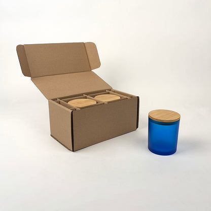 Jar Store 14.5 oz Studio Candle Jar 2-Pack Shipping Box available from Flush Packaging