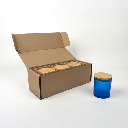 Jar Store 14.5 oz Studio Candle Jar 3-Pack Shipping Box available from Flush Packaging
