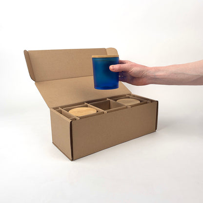 Jar Store 14.5 oz Studio Candle Jar 3-Pack Shipping Box unboxing 1