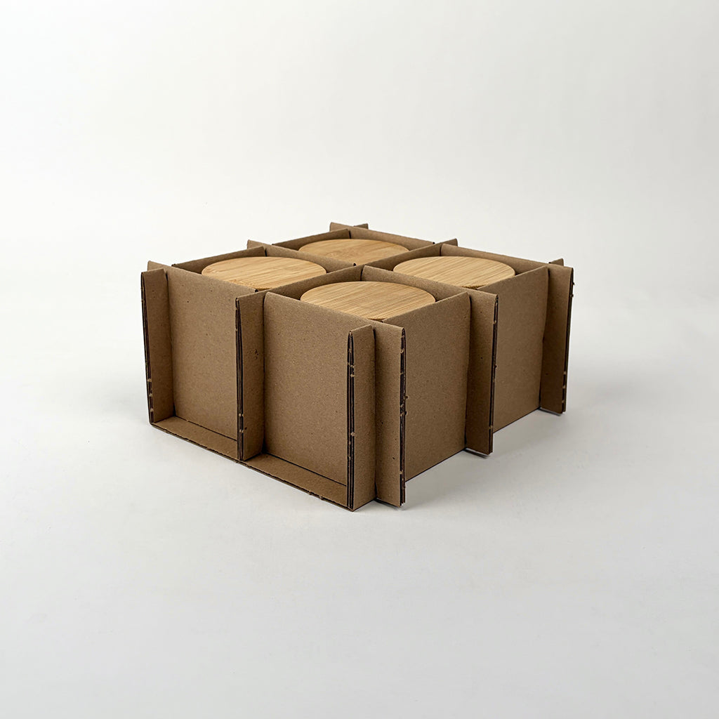 Jar Store 14.5 oz Studio Candle Jar 4-Pack Shipping Box assembly 1