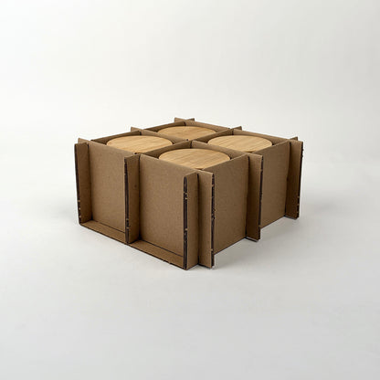 Jar Store 14.5 oz Studio Candle Jar 4-Pack Shipping Box assembly 1