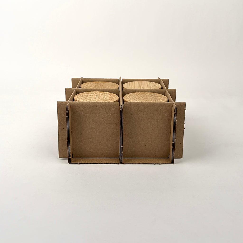 Jar Store 14.5 oz Studio Candle Jar 4-Pack Shipping Box assembly 2