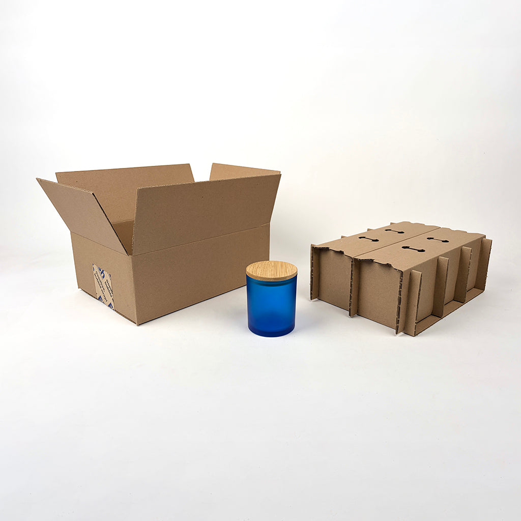 Jar Store 14.5 oz Studio Candle Jar 6-Pack Shipping Box available from Flush Packaging