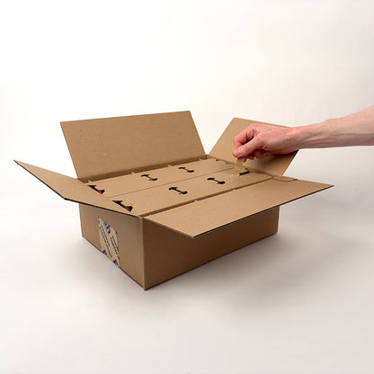 Jar Store 14.5 oz Studio Candle Jar 6-Pack Shipping Box unboxing 1
