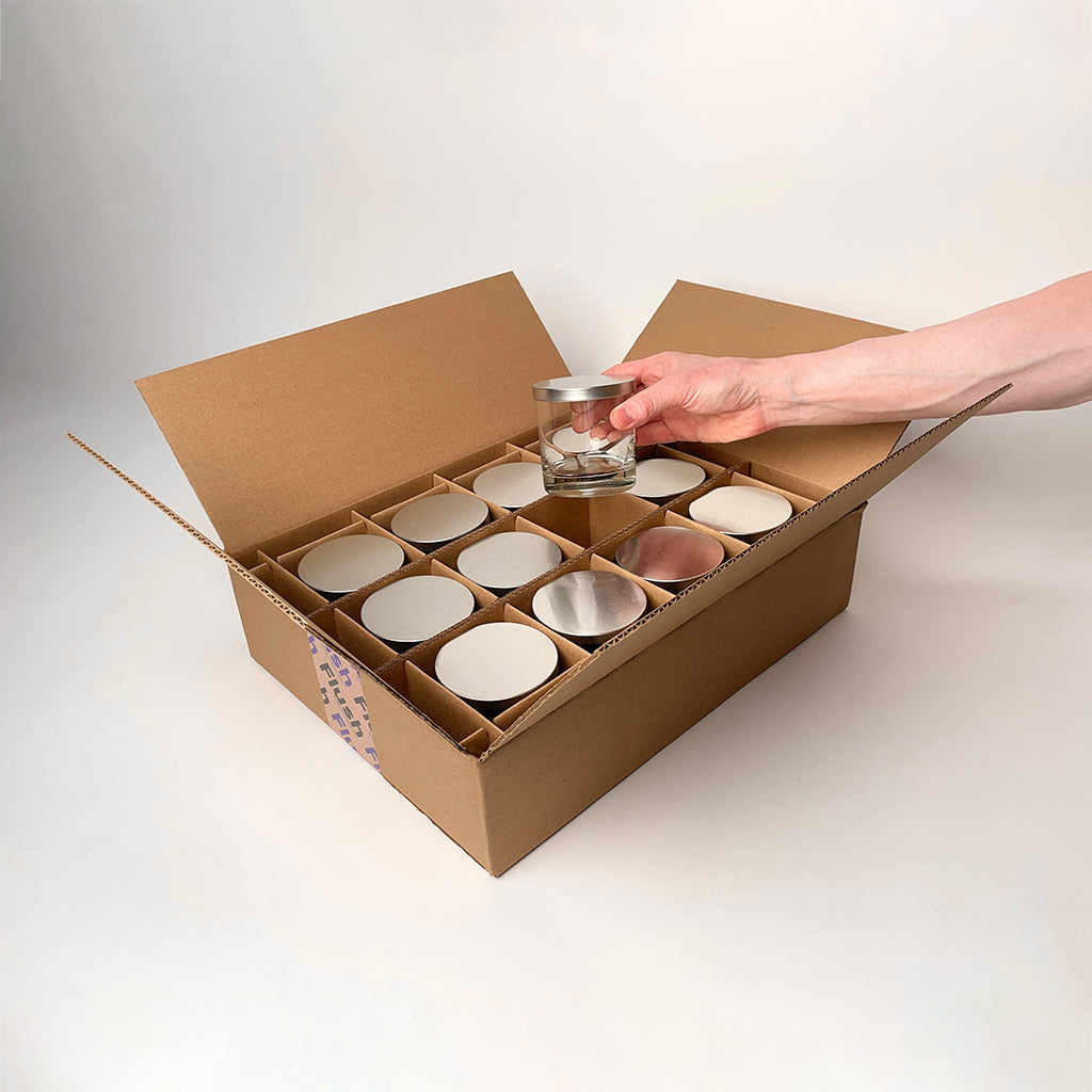 Libbey 11 oz 917CD Heavy Base Rocks Tumbler 12-Pack Shipping Box for candles unboxing