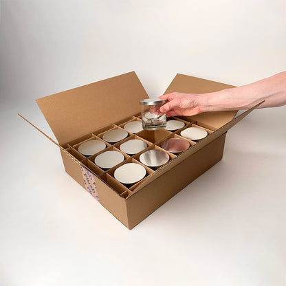 Libbey 11 oz 917CD Heavy Base Rocks Tumbler 12-Pack Shipping Box for candles unboxing