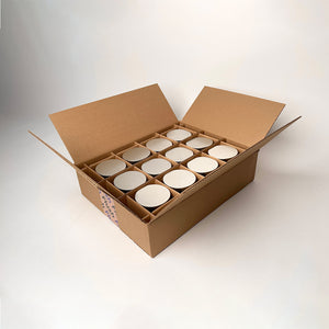 Libbey 11 oz 917CD Heavy Base Rocks Tumbler 12-Pack Shipping Box for candles available from Flush Packaging