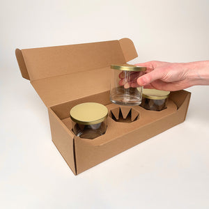 Libbey 2917 Candle Tumbler 3-Pack Shipping Box for candles unboxing