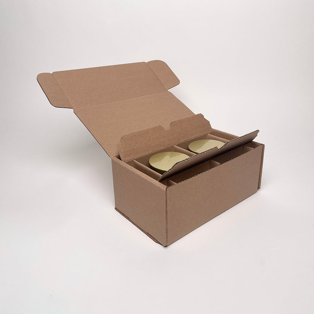 Libbey 22 oz 996 Classic Apothecary Jar 2-Pack Shipping Box for candles unboxing 2
