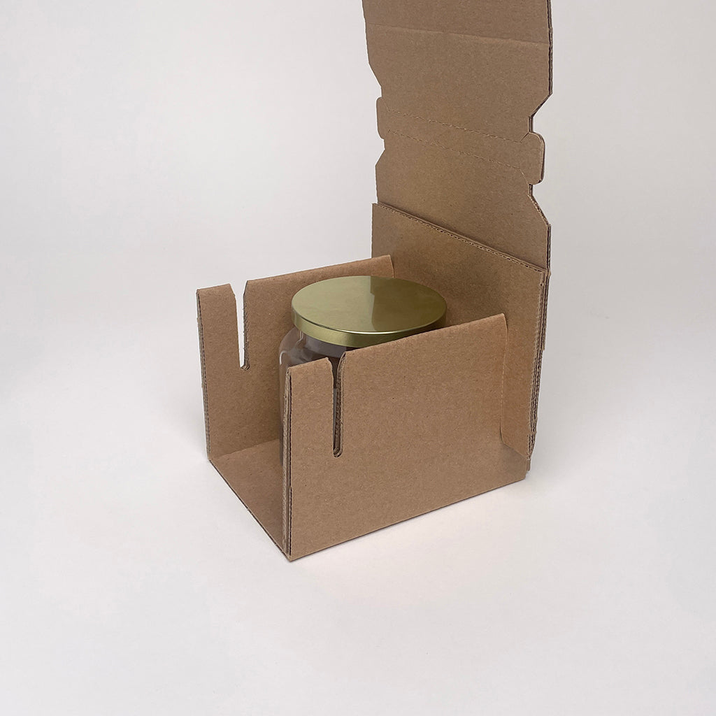 Libbey 22 oz 996 Classic Apothecary Jar Shipping Box for candles assembly 1