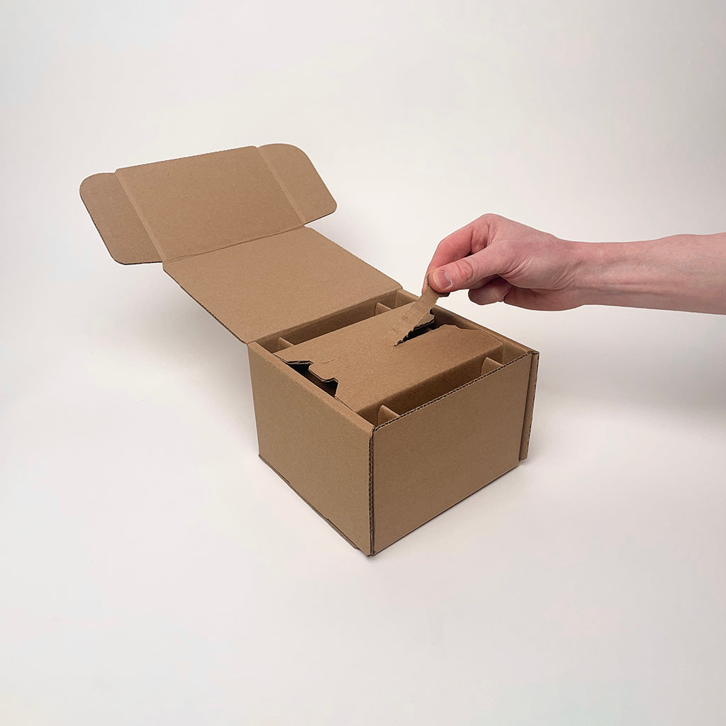 Libbey 22 oz 996 Classic Apothecary Jar Shipping Box for candles unboxing 1