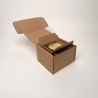 Libbey 22 oz 996 Classic Apothecary Jar Shipping Box for candles unboxing 2