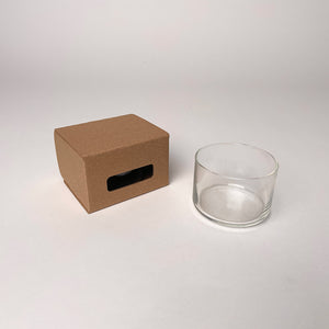 Libbey 280 Tumbler Jar packaging for candles available from Flush Packaging
