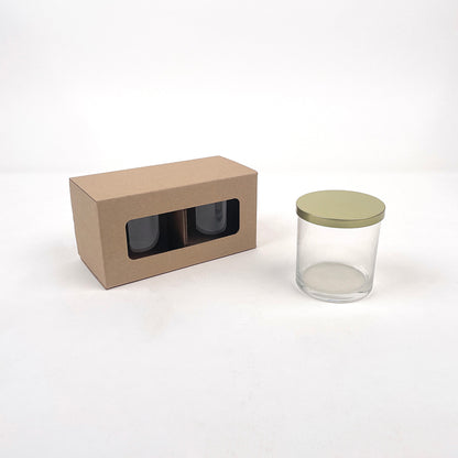 Libbey 12.5 oz 2917 Tumbler 2-Pack Retail Box for candles available from Flush Packaging