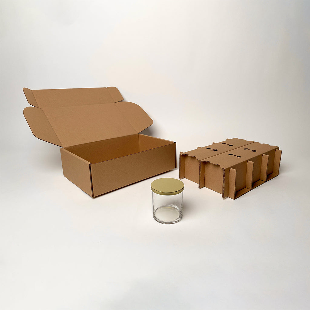 Libbey 2917 Tumbler 6-Pack Shipping Box for candles available from Flush Packaging