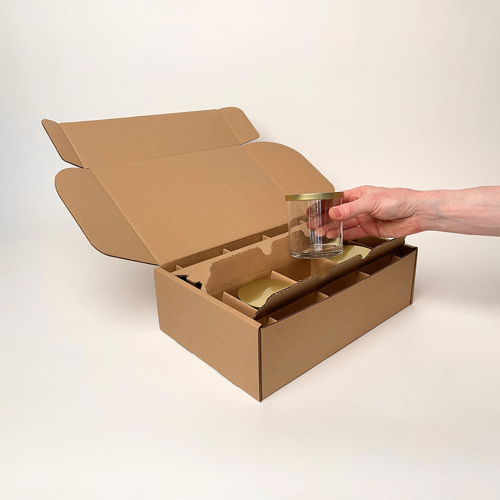 Libbey 2917 Tumbler 6-Pack Shipping Box unboxing 4