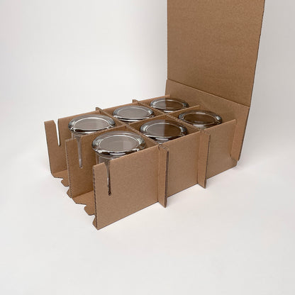 Libbey® 12.5 oz 478 Status Jar 12-Pack Shipping Box for Candles assembly 1