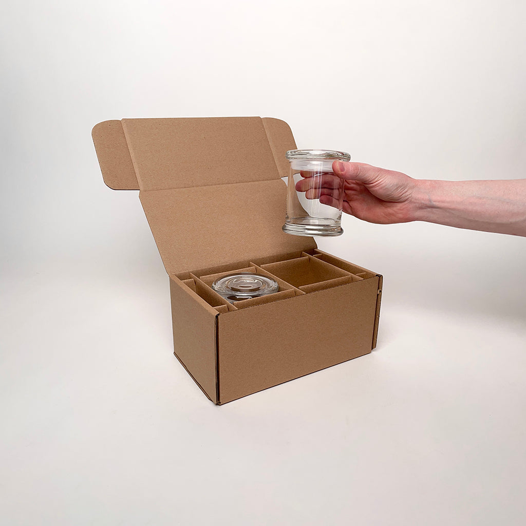 Libbey® 12.5 oz 478 Status Jar 2-Pack Shipping Box for Candles unboxing