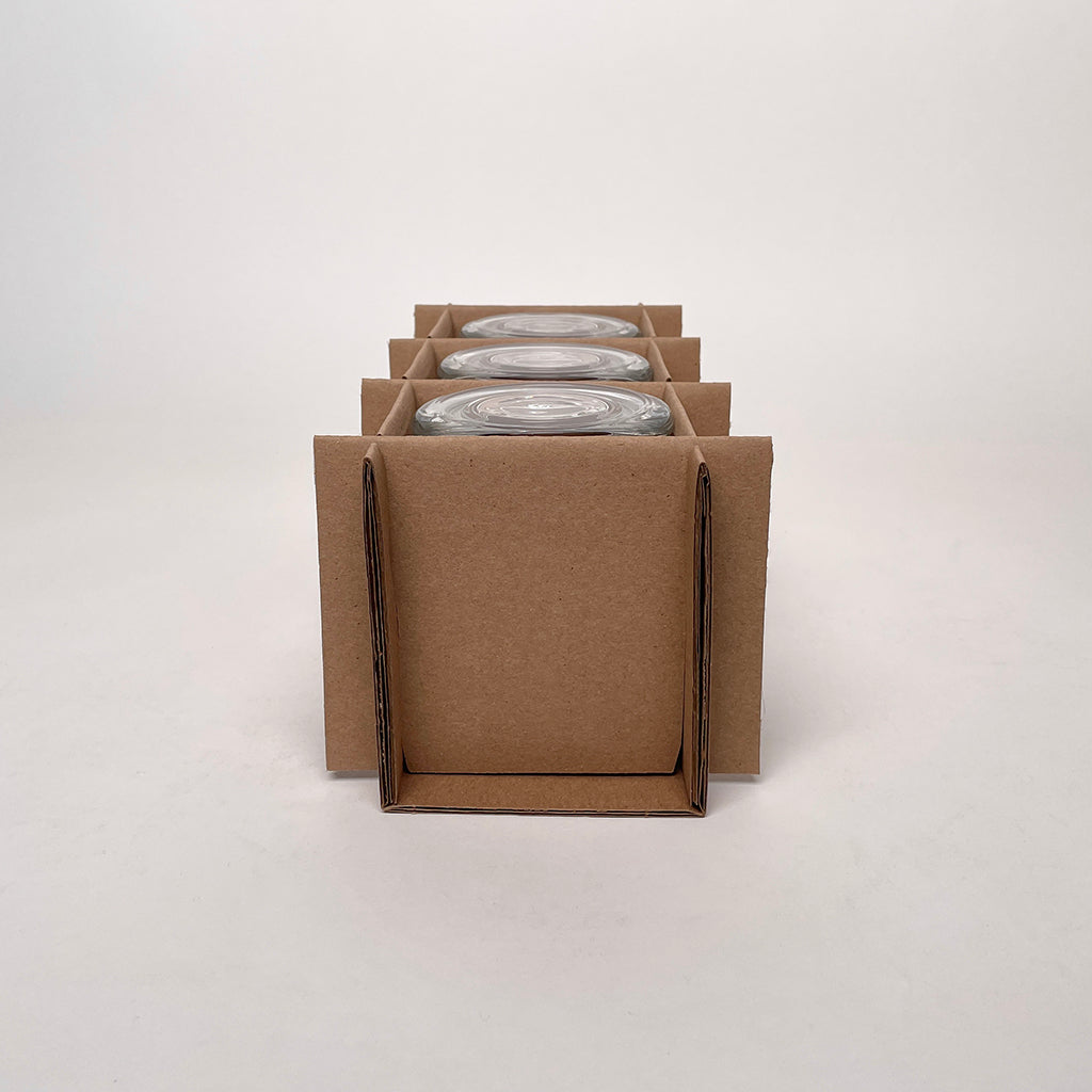 Libbey® 12.5 oz 478 Status Jar 3-Pack Shipping Box for Candles shipping insert 2
