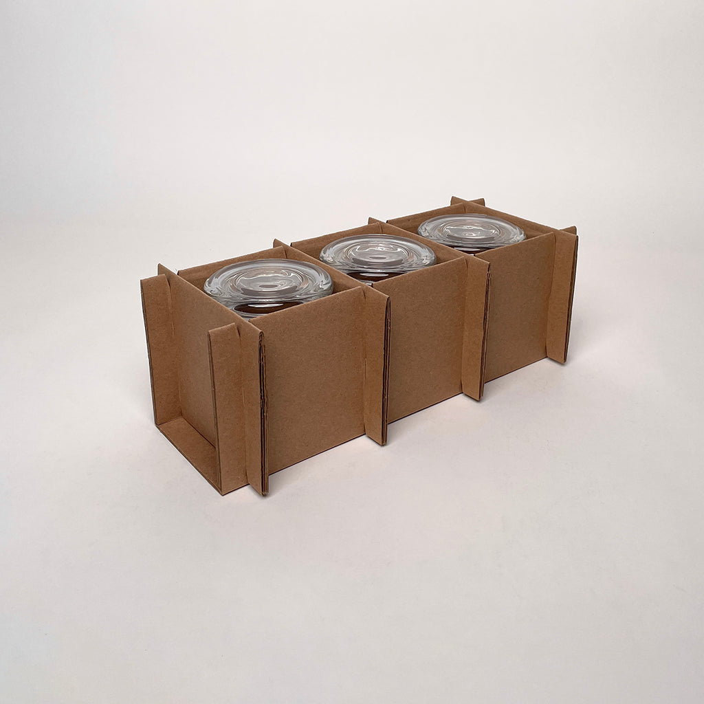 Libbey® 12.5 oz 478 Status Jar 3-Pack Shipping Box for Candles shipping insert 1