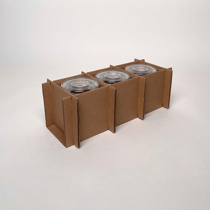 Libbey® 12.5 oz 478 Status Jar 3-Pack Shipping Box for Candles shipping insert 1