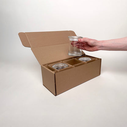 Libbey® 12.5 oz 478 Status Jar 3-Pack Shipping Box for Candles unboxing