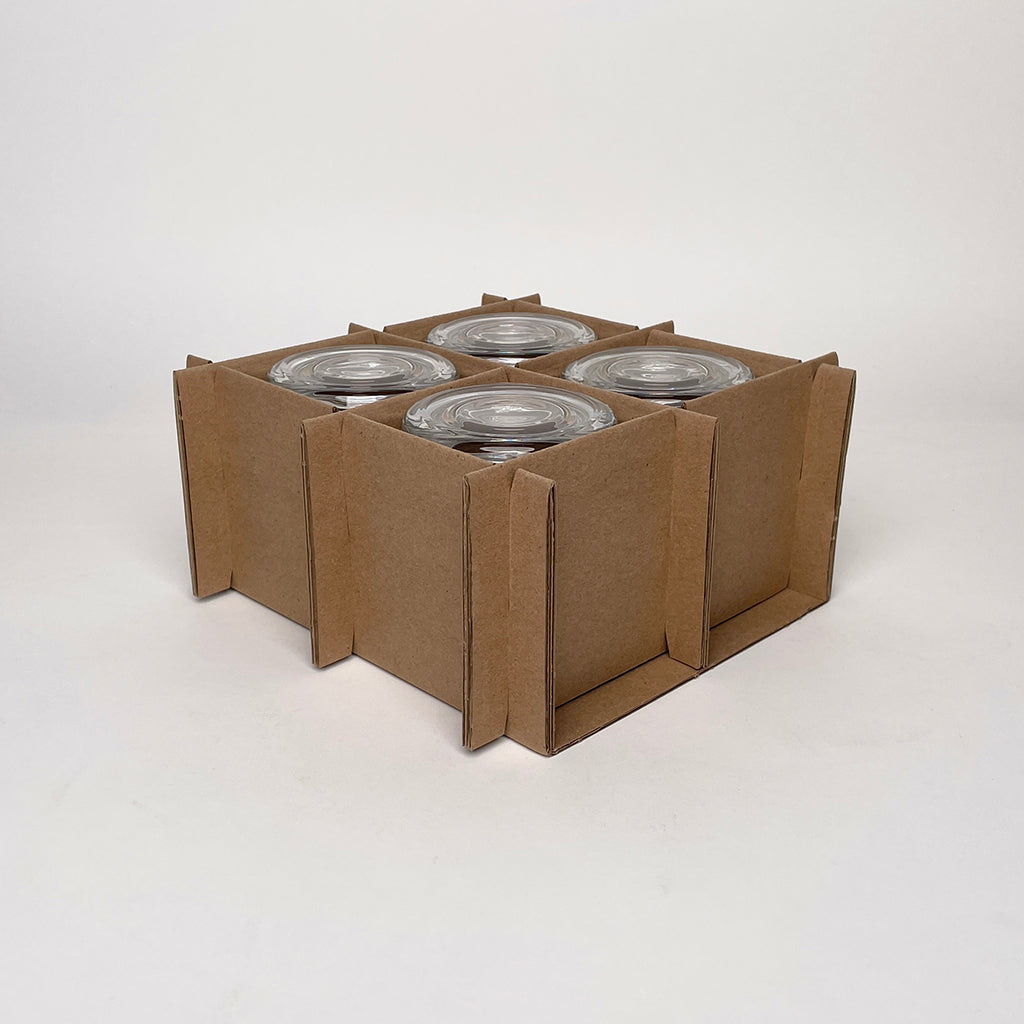 Libbey® 12.5 oz 478 Status Jar 4-Pack Shipping Box for Candles assembly 1