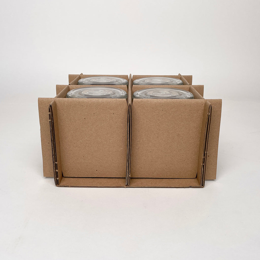 Libbey® 12.5 oz 478 Status Jar 4-Pack Shipping Box for Candles assembly 2