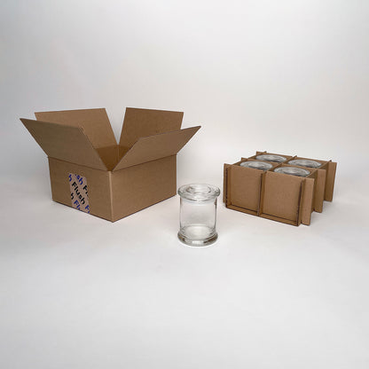 Libbey® 12.5 oz 478 Status Jar 4-Pack Shipping Box for Candles available from Flush Packaging
