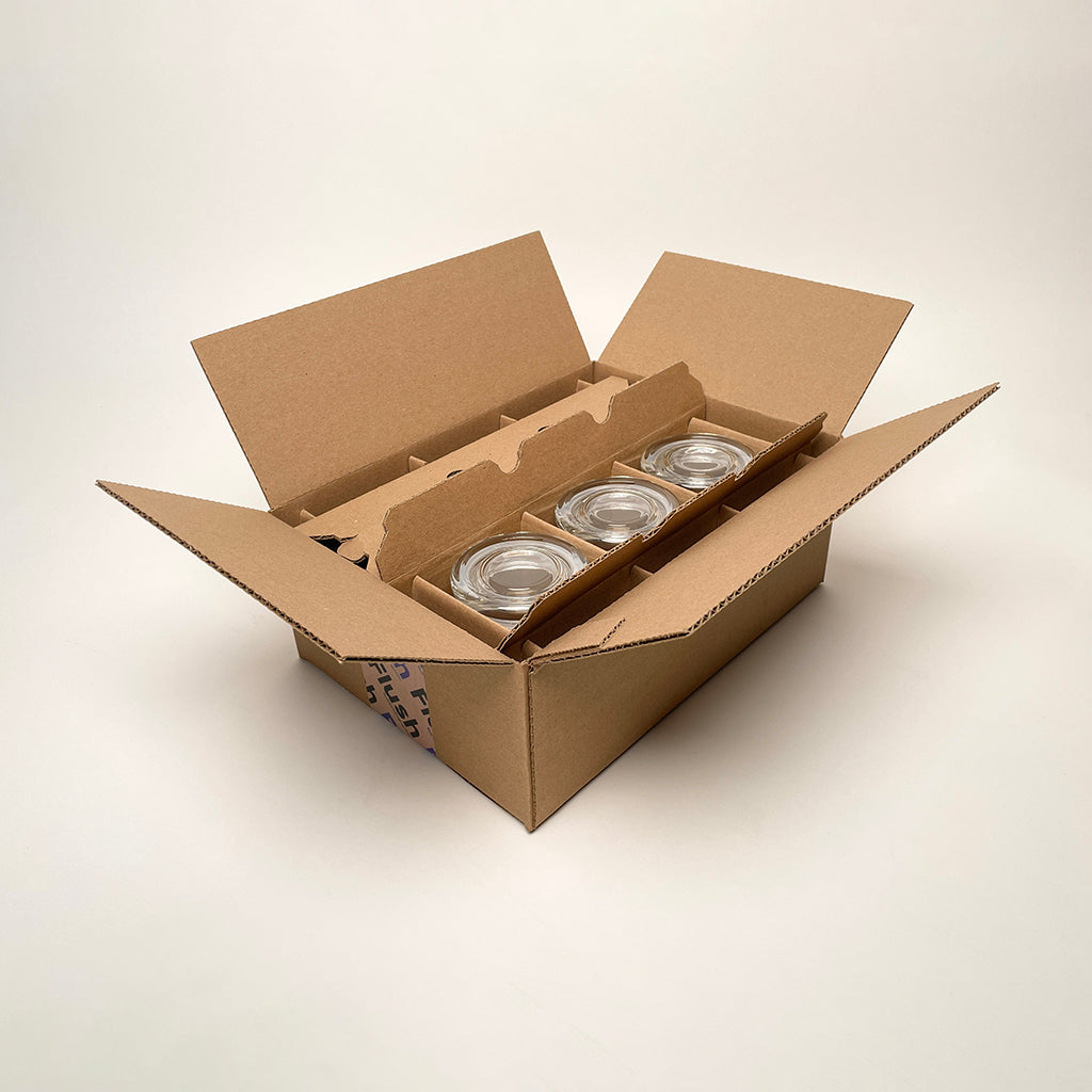 Libbey® 12.5 oz 478 Status Jar 6-Pack Shipping Box for Candles unboxing 2