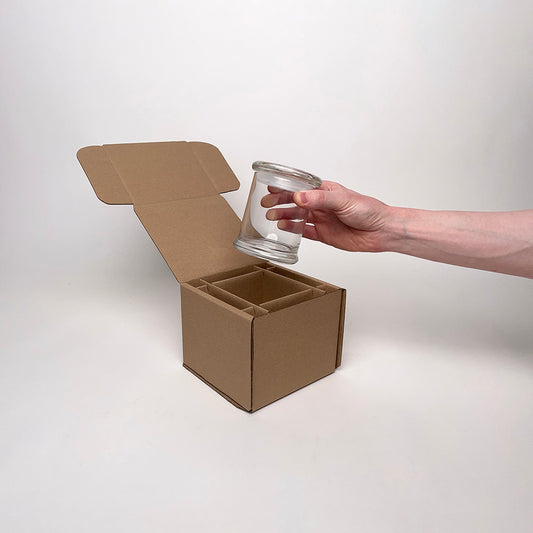 Libbey® 12.5 oz 478 Status Jar Shipping Box for Candles unboxing