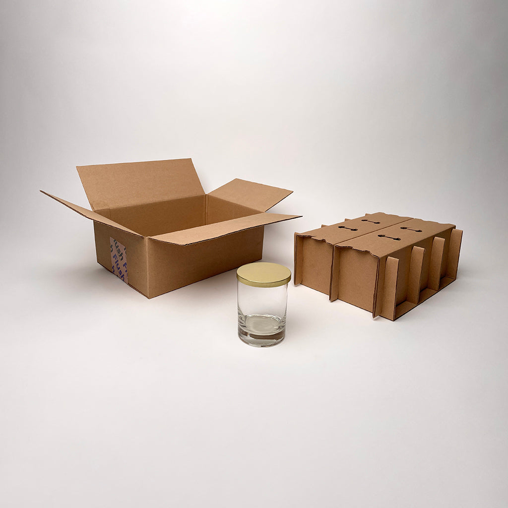 Libbey 918CD Heavy Base Rocks Tumbler 6-Pack Shipping Box or candles available from Flush Packaging