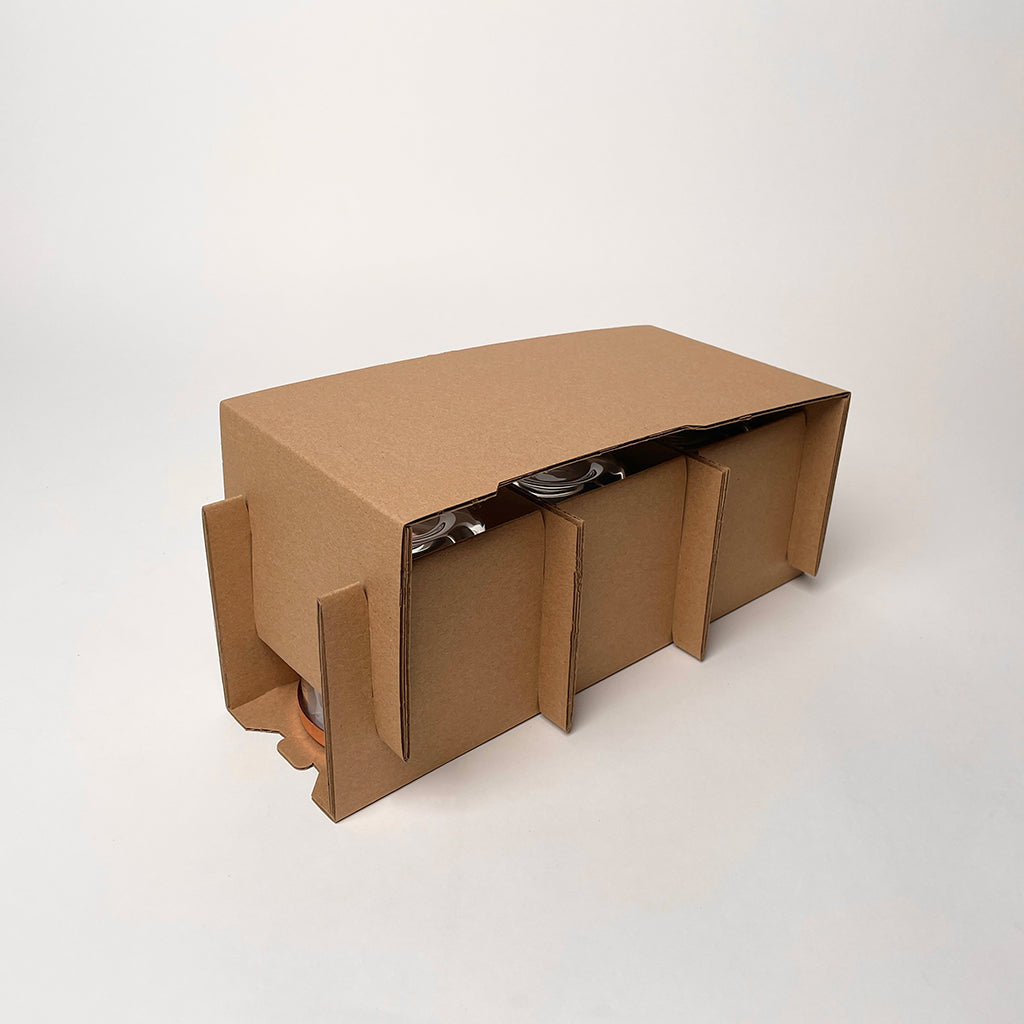 Makesy 12 oz Aura 3-Pack Shipping Box for candles assembly 2