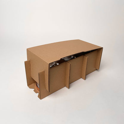 Makesy 12 oz Aura 3-Pack Shipping Box for candles assembly 2