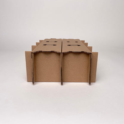 Makesy 9 oz Silo Straight Sided Jar 6-Pack Shipping Box for candles assembly 6