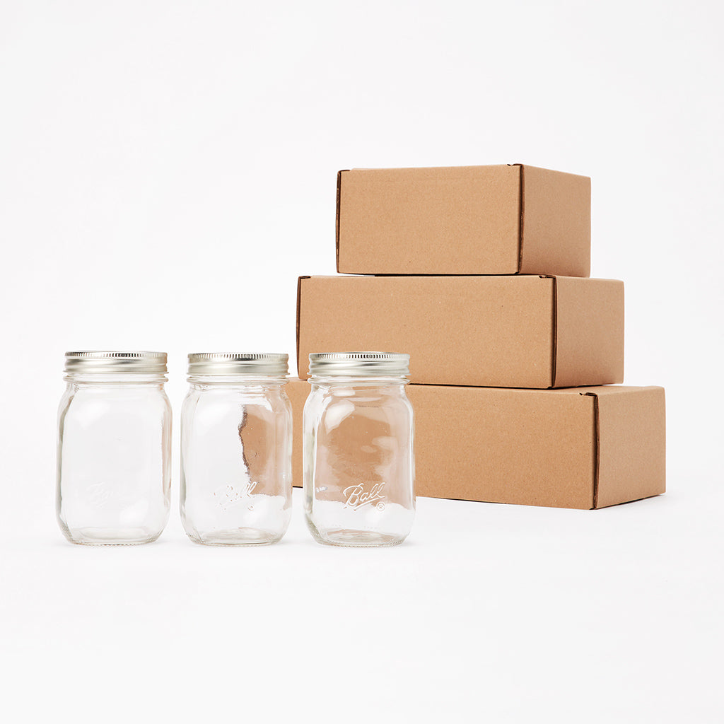 Shipping Boxes for Mason Jars and Canning Jars available for purchase from Flush Packaging