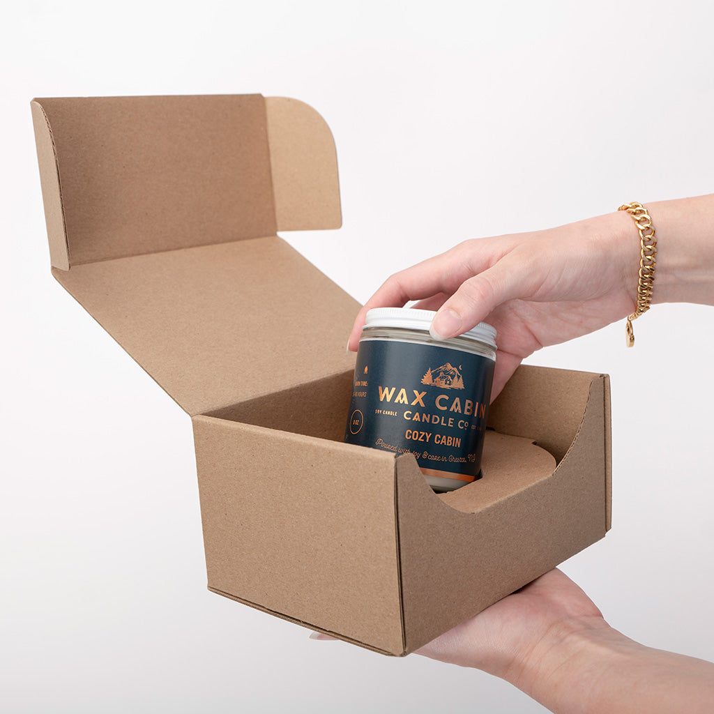 Protective Packaging For CandleScience Straight Sided Glass Jars